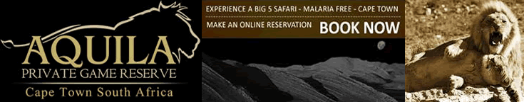 Click Here - Aquila Private Game Reserve Big 5 Safari - Malaria Free - Cape Town
