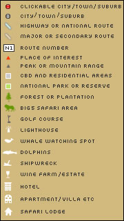 Maps from the Western Cape South Africa