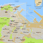 Map of Cape Town Central 