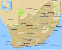 South Africa Map
