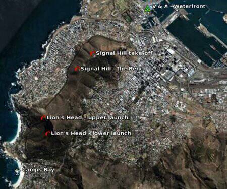 Google Cape Town Arial Map
